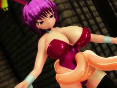 Bondage 3D animation cutie hard drilled all hole